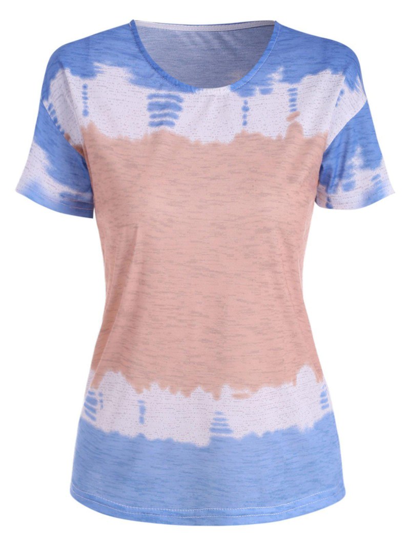 Dip Dye Print Basic Tee