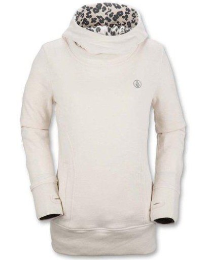 Stylish Inner Floral Printed Hooded Sheathy Pullover Hoodie For Women